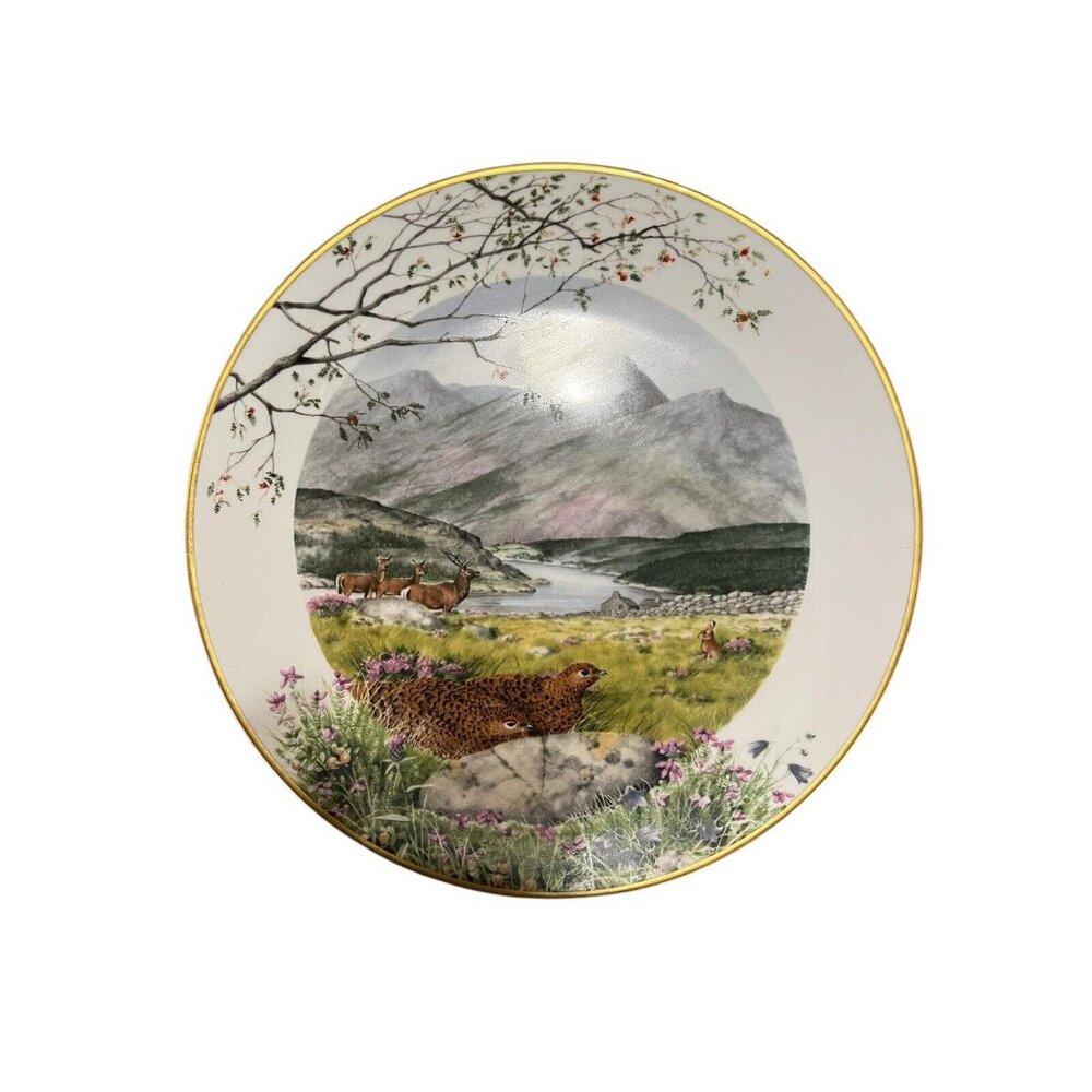 Peter‎ Barrett Franklin Mint Porcelain Plate September On The Moors 1979